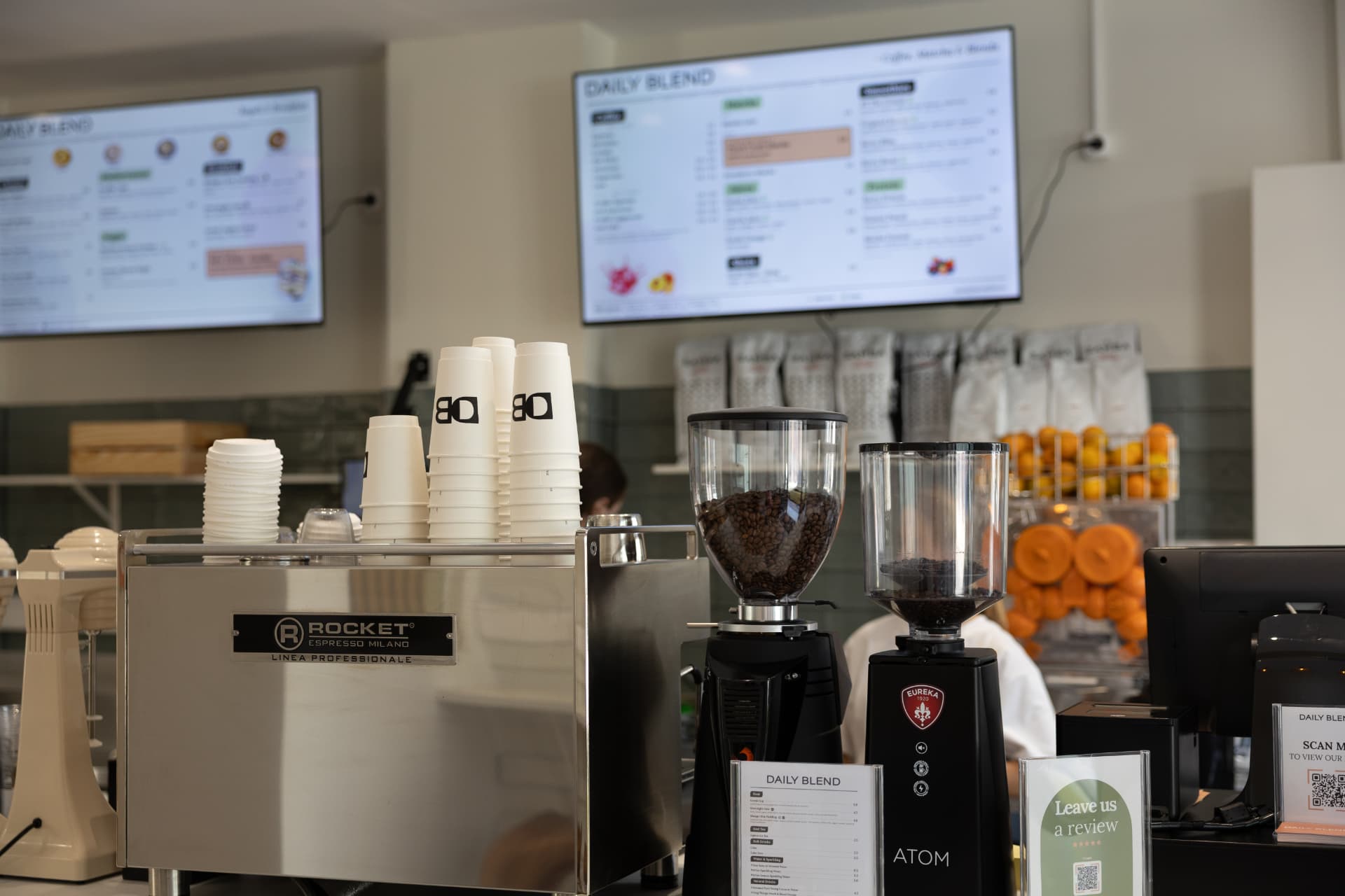 Daily Blend coffee counter